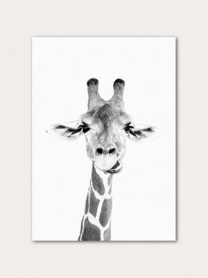 Happy Giraffe Bw