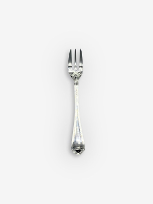 Spatours Pastry Fork In Silver Plate By Christofle