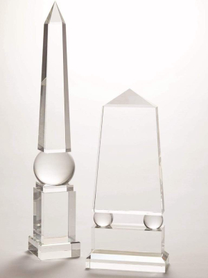 Global Views Crystal Obelisk Tall