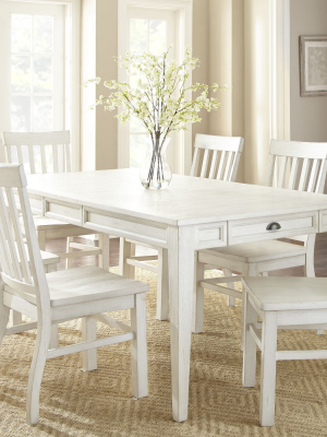 Cayla Dining Table White - Steve Silver