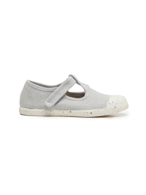 Eco-friendly T-band Sneakers In Grey