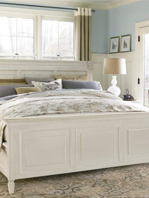 Alchemy Living Estate Home Complete Panel Bed King - Ivory