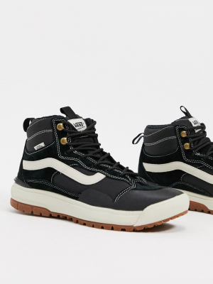 Vans Ultrarange Exo Hi Mte Sneakers In Black