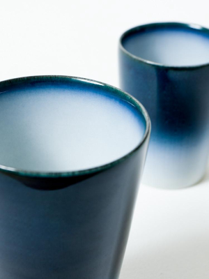 Tobe-yaki Ceramic Cup - Aoumi
