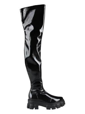 Prada Monolith Knee-high Boots