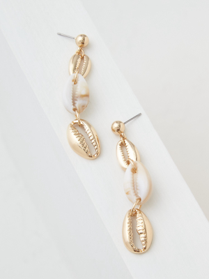 Aeo Cowrie Shell Drop Earring