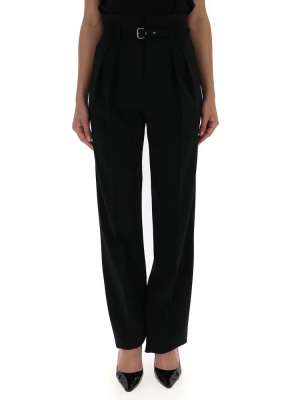 Red Valentino Buckled Straight Leg Pants