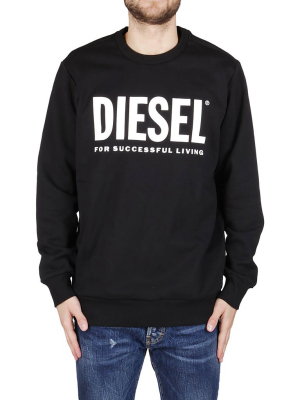 Diesel S-gir-division Logo Printed Sweatshirt