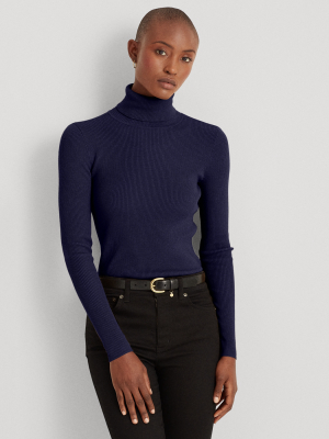 Ribbed Turtleneck Sweater