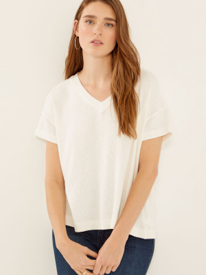 Short Sleeve V-neck Tee