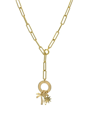 Island Lariat - Gold Overlay/gold Filled
