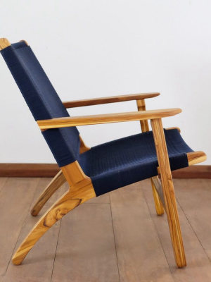 Abuelo Manila Arm Chair - Navy