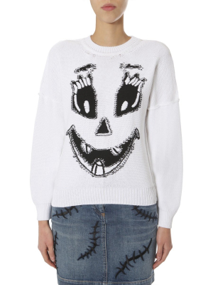 Moschino Pumpkin Face Sweater