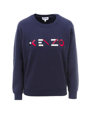 Kenzo Logo Embroidered Sweatshirt