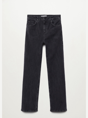 Wide Leg High Waist Jeans