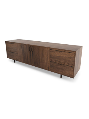 Chapman Large Credenza Storage Unit - Walnut