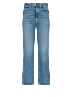 Khaite Flared Cropped Jeans