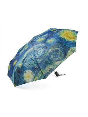 Starry Night Folding Umbrella