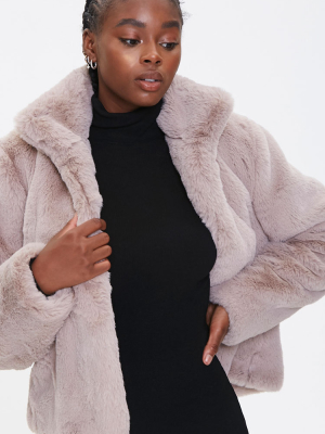 Plush Faux Fur Coat