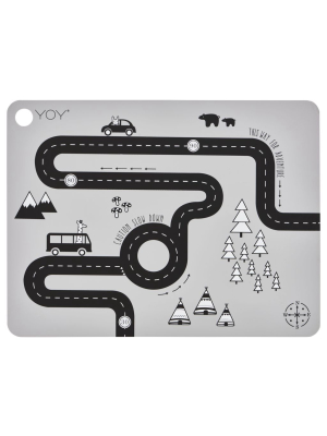 Placemat Adventure In Light Grey