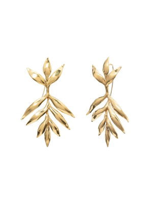 Victoria Earrings - Brass