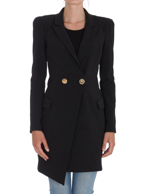 Elisabetta Franchi Double-breasted Asymmetric Coat