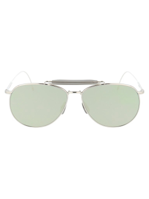 Thom Browne Eyewear Aviator Frame Sunglasses