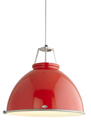 Titan 5 Pendant - Red W/ Diffuser