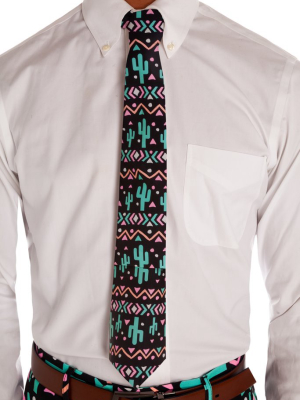 The Neon Cactus Tie | The Sensual Succulent