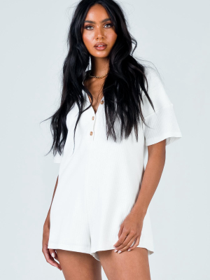 Kegan Romper White