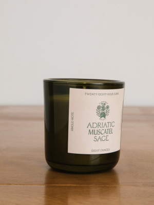 Candle In Adriatic Muscatel Sage