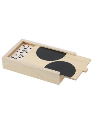 Black Dot Domino Set