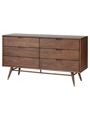 Nuevo Daniel Dresser Cabinet - Walnut