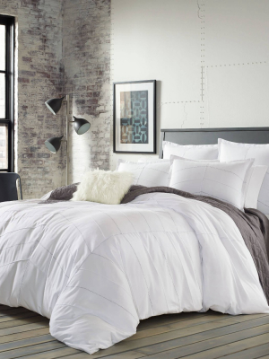 White Courtney Duvet Cover Set - City Scene®