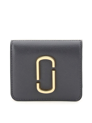 Marc Jacobs The Snapshot Logo Plaque Wallet