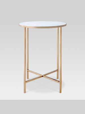 Marlton End Table Gold - Threshold™