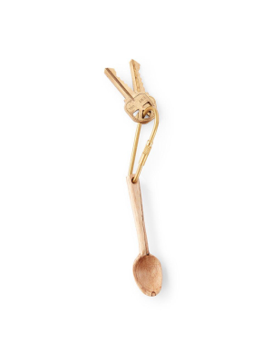 Spalted Pixi Serving Spoon - Keychain