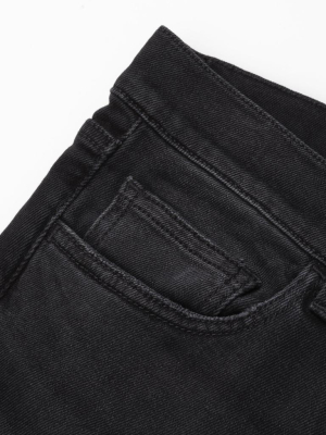 Rebel Pant - Denim | Black (mid Worn Wash)