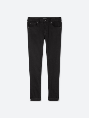 Men Stretch Selvedge Slim-fit Jeans