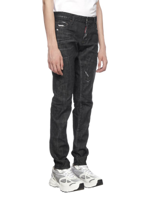 Dsquared2 Straight Leg Low-rise Jeans