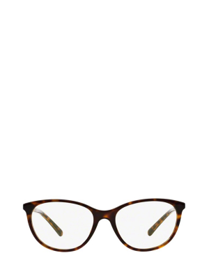 Burberry Eyewear Oval Frame Glasses