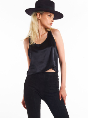 Black Silk Tank