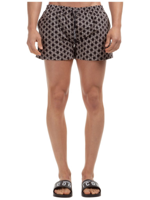 Balmain Logo Monogram Swimming Shorts