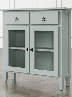 Stretto Blue Grey Entryway Cabinet