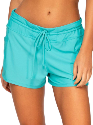 Sunsets Escape Seaside Aqua Laguna Swim Short