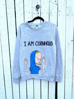 'cornholio' Painted Sweatshirt