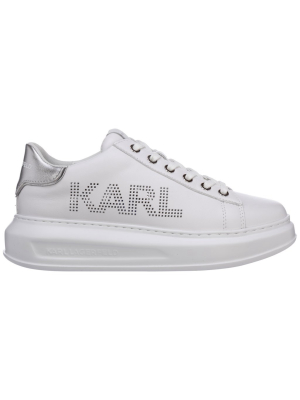 Karl Lagerfeld Logo Print Lace-up Sneakers