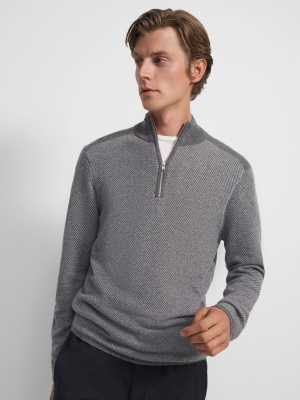 Canyon Quarter-zip Sweater In Cashmere
