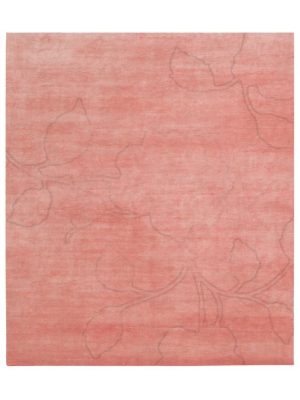 Bellagio Ruby Hand Knotted Rug In Red Design By Second Studio