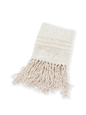 Alma Handwoven Cotton Throw